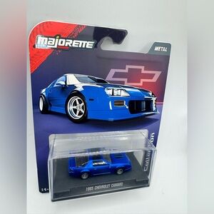 Majorette 2025 Collector Series Blue 1985 Chevrolet Camaro 1:64 Scale